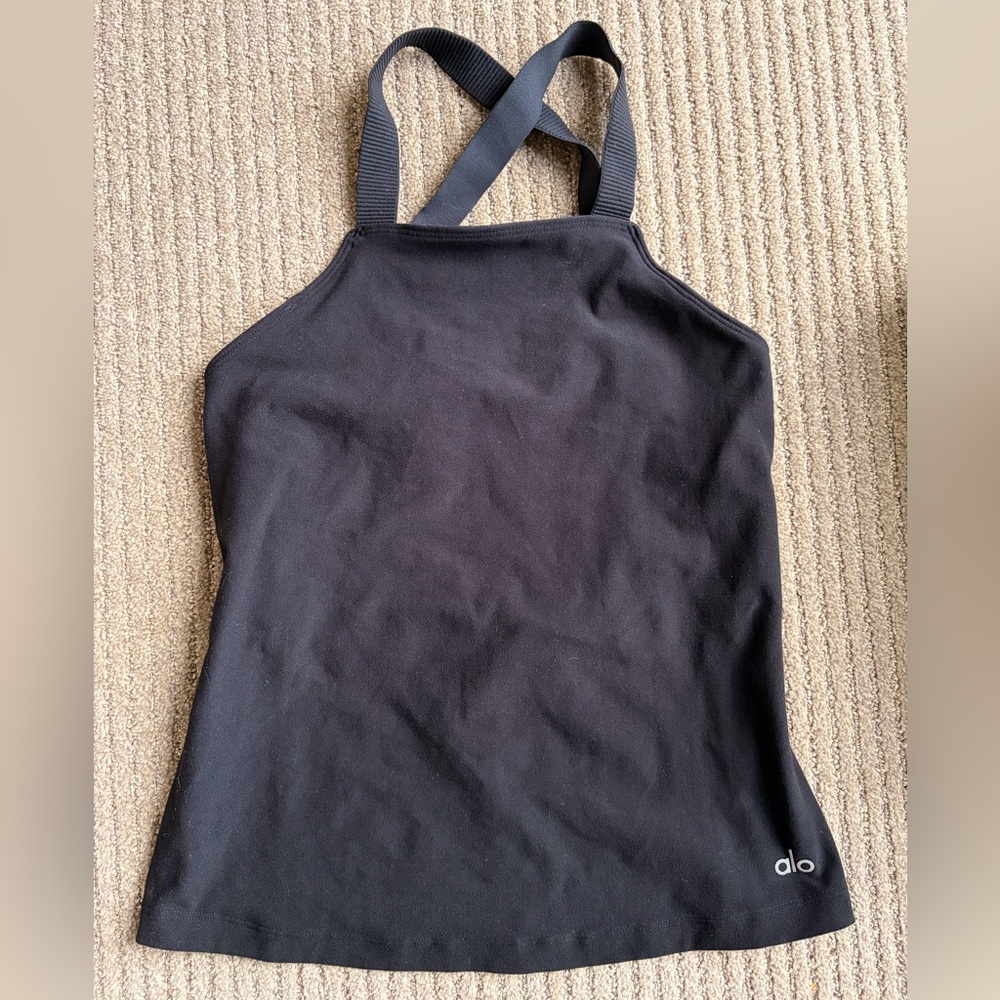 ALO Yoga Black Harness Tank